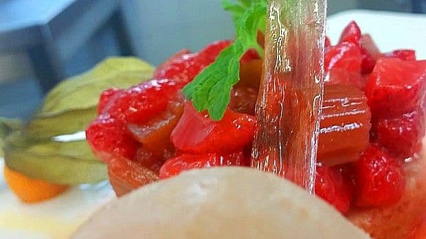 Dessert aux fraises de l'Union